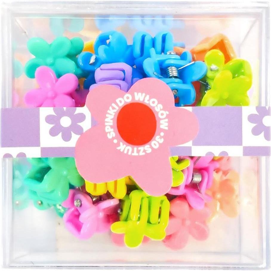 Mcd, Mollette + clip per capelli, Blumen Haarspangen 30Stk (30 pz.)