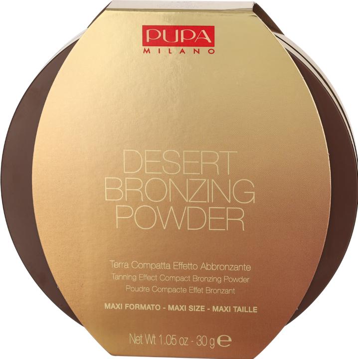 Actual product image Pupa Milano Pupa - Desert Bronzing Powder Bronzer 002 Honey Gold 30G (002 Honey Gold, Bronzer, 30 g)