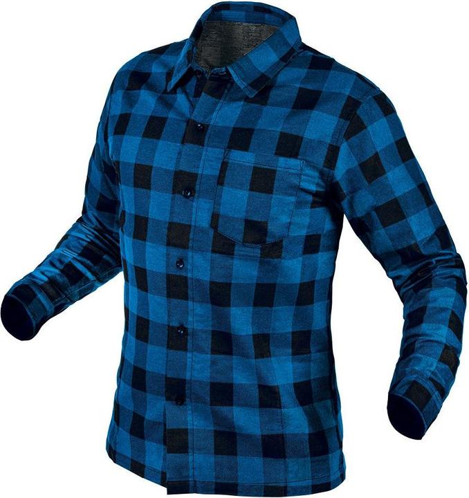 Neo Flanellhemd, Marineblau, Grösse L (L)