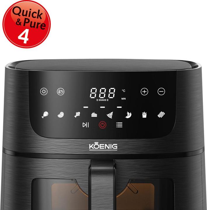 Actual product image Koenig Heissluftfritteuse Quick & Pure 4
