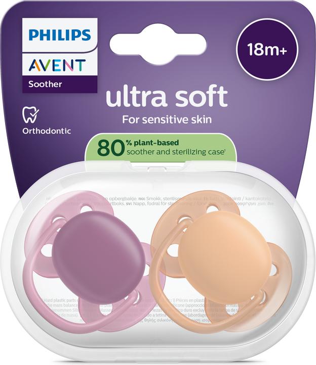 Actual product image Philips Avent Pacifier SCF093/03 ultra soft (2x)