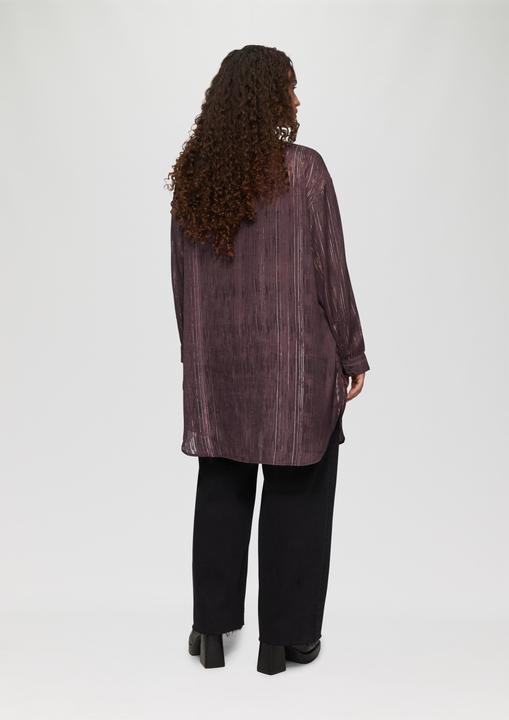 Immagine prodotto S.Oliver Bluse Transparente Long-Bluse mit Silber-Glanz (50)
