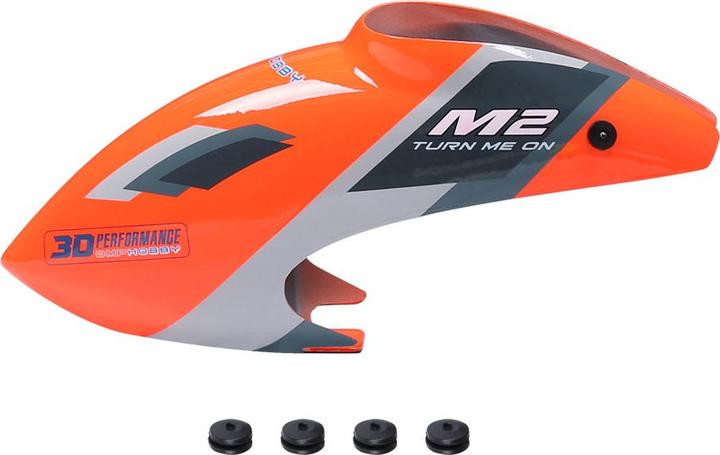 Actual product image OMP Hobby Canopy Orange M2 - Evo