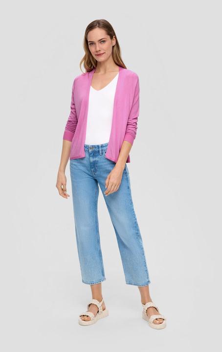 Produktbild s.Oliver Strickjacke Feinstrick-Cardigan aus reiner Viskose (36)