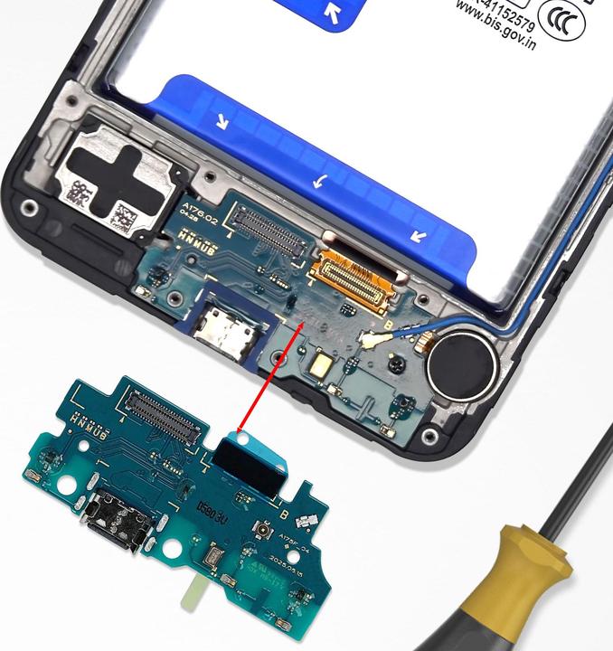 Produktbild Samsung USB-C Ladebuchse Galaxy A17 4G Ersatz (Modul)
