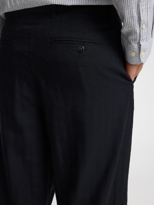 Actual product image Selected Homme Cropped relaxed fit trousers (W30/L32)