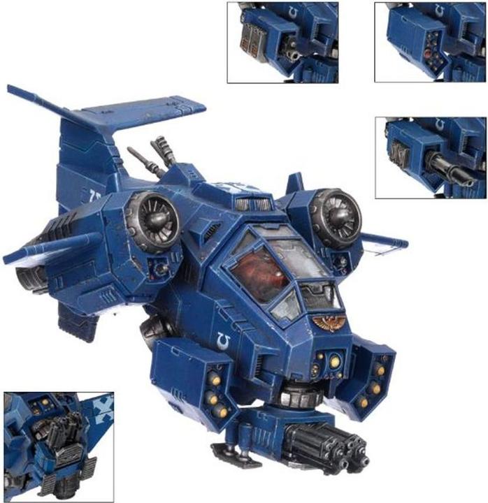 Actual product image Games Workshop Warhammer 40,000 - Space Marine Stormhawk Interceptor (Plastic)