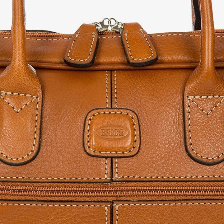 Actual product image Brics Life Pelle - Leather briefcase (14.10")