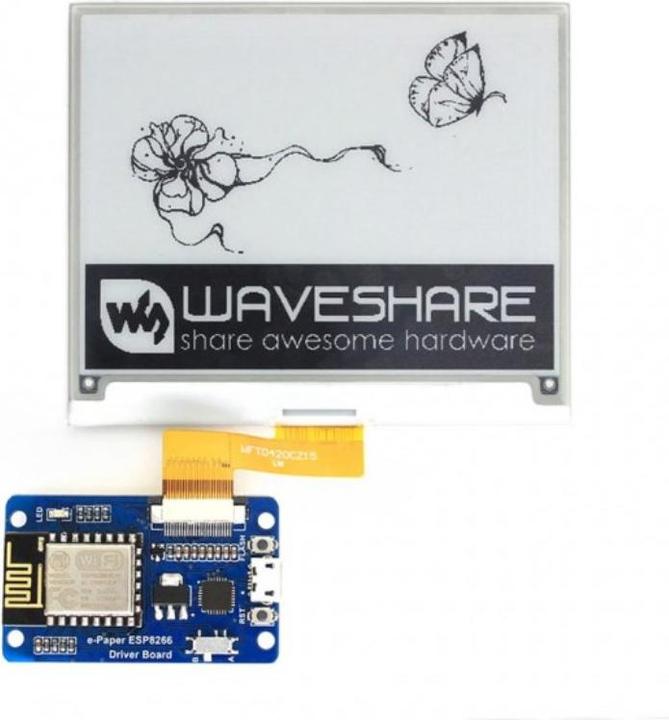 Produktbild WaveShare ESP8266 Universal Raw e-Paper Driver Board WiFi