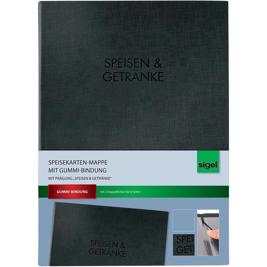 Thumbnail - Sigel, Mappe, Speisekarten-Mappe (A4, 1 x)