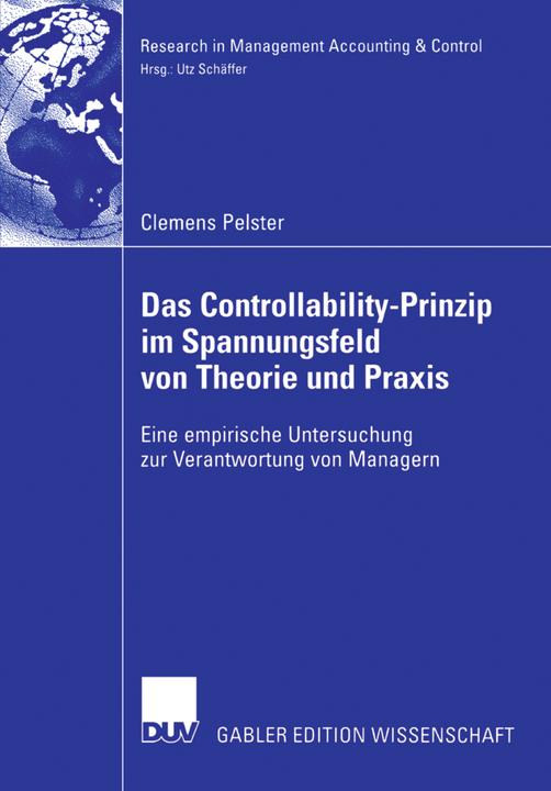 Produktbild Das Controllability-Prinzip im Spannungsfeld von Theorie und Praxis (Deutsch, Clemens Pelster, 2006)