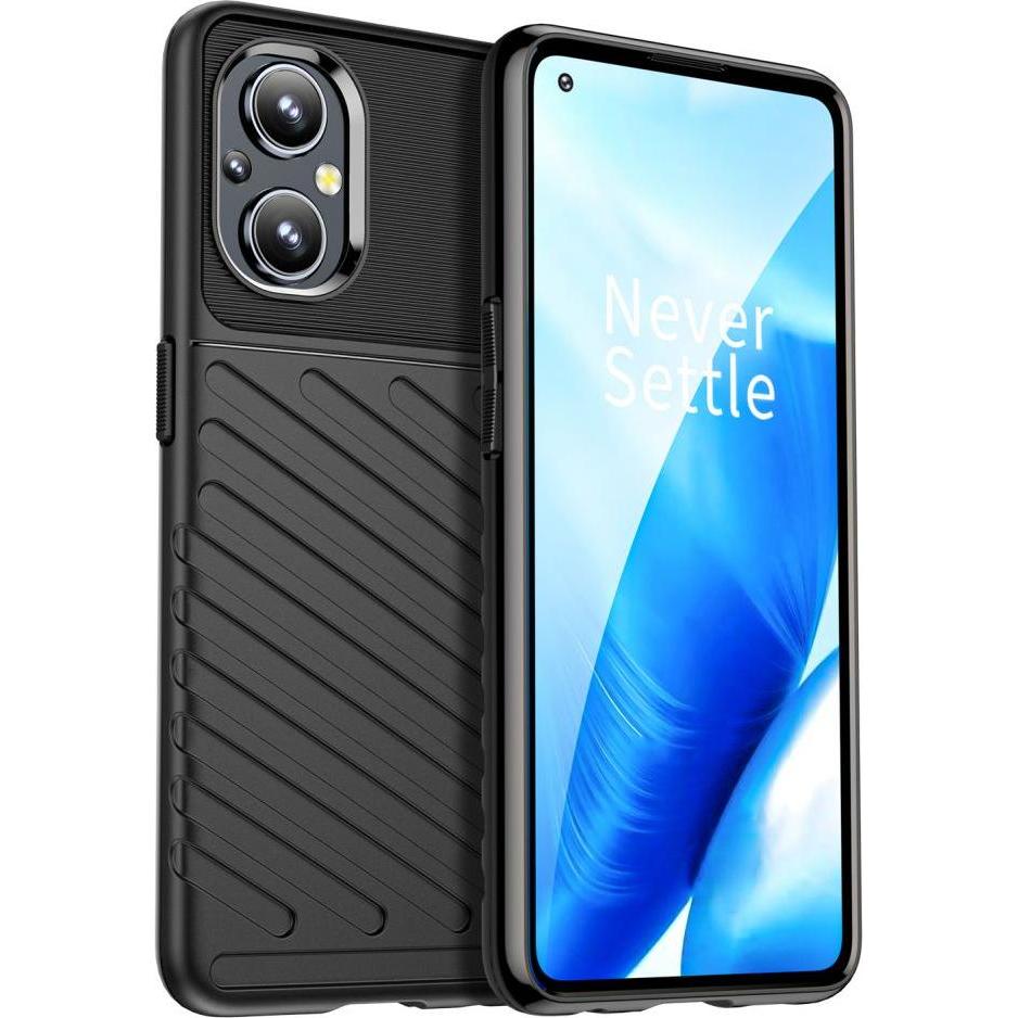 Hurtel Thunder Case flexible armored cover for OnePlus Nord N20 5G black (OnePlus Nord N20 5G), Smartphone Hülle, Schwar...
