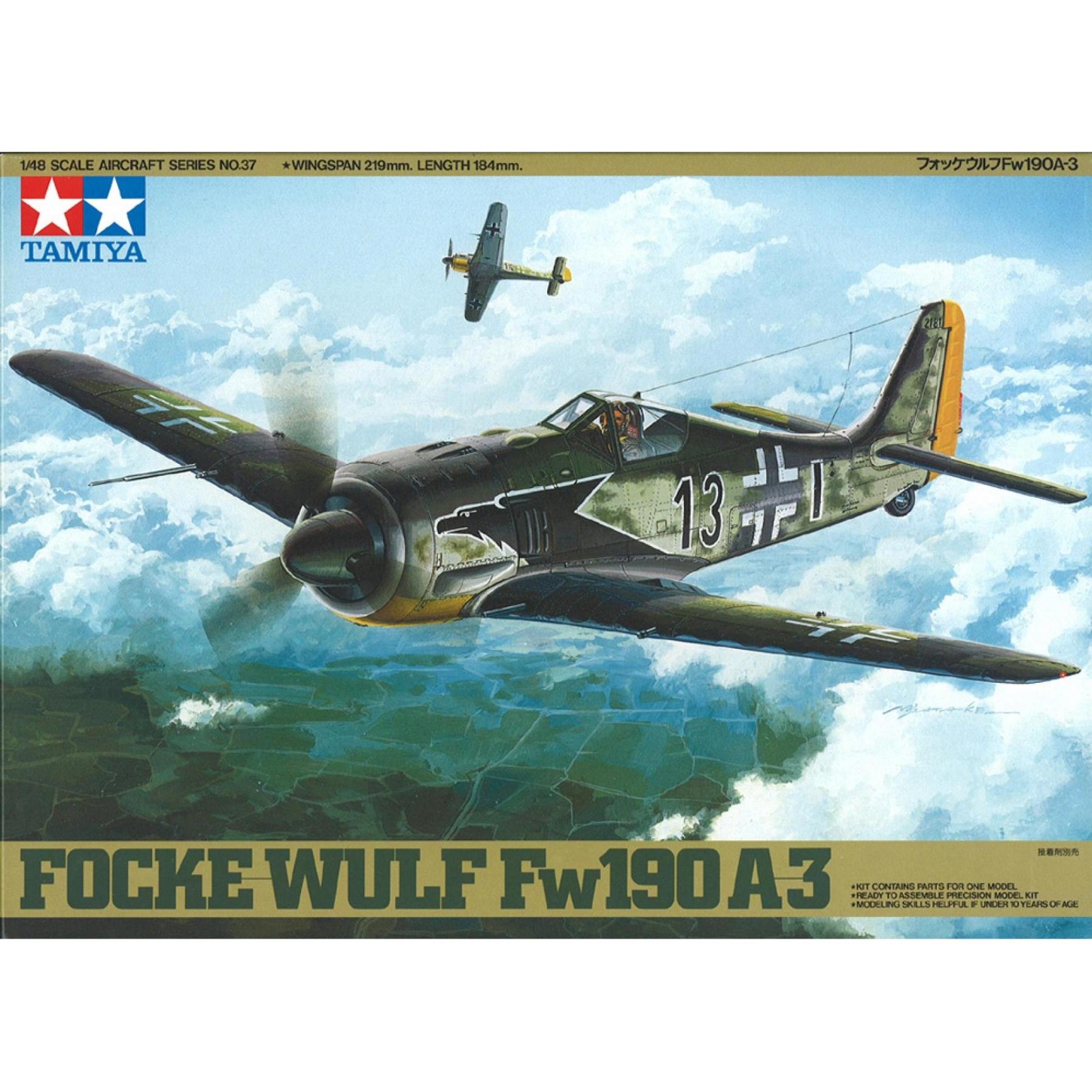 Tamiya 1:48 WWII Dt. Focke Wulf Fw190 A-3