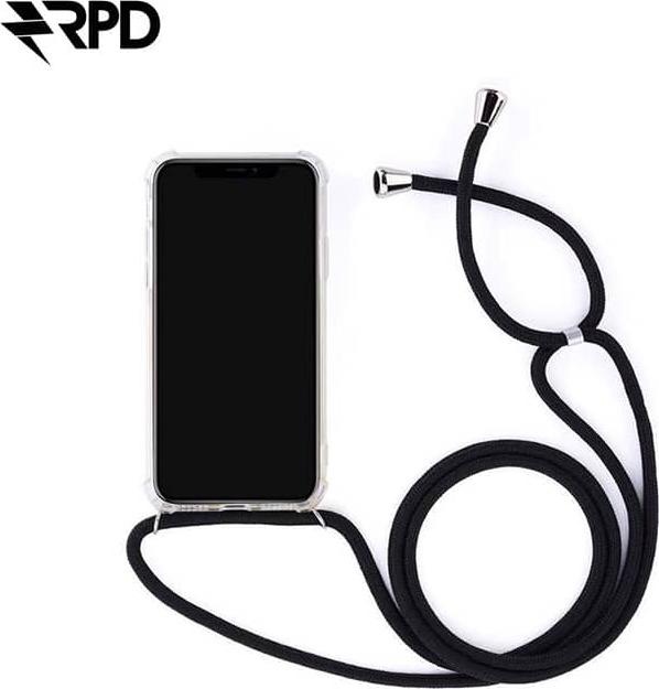 Produktbild RPD iPhone Xs Max - Handykette / Necklace – Transparent mit praktischem schwarzem Band