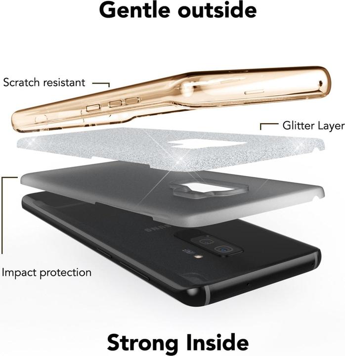 Actual product image Nalia Mobile phone cover (Samsung Galaxy S9+)