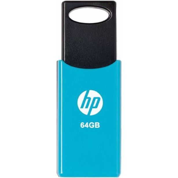 Thumbnail - HP v212w (64 GB, USB 2.0, USB-A), USB Stick, Blau, Schwarz