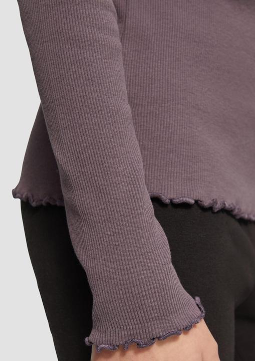 Immagine prodotto S.Oliver T-Shirt Gerippter Rollkragen-Shirt mit Rollsaum (134, 140)