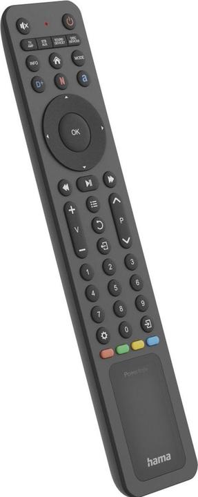 Actual product image Hama Universal-Fernbedienung TV, IR, Solar, für 8 Geräte, lernfähig, App-Tasten (Universal remote control, Infrared)