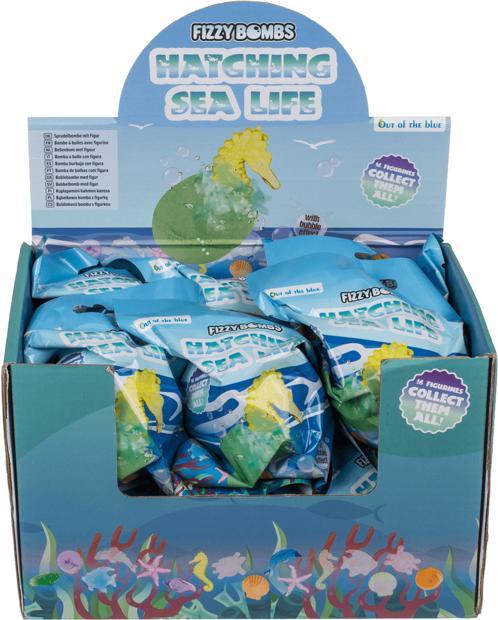 Actual product image Magni Bubbling ball with sea world figure (Bath bombs)