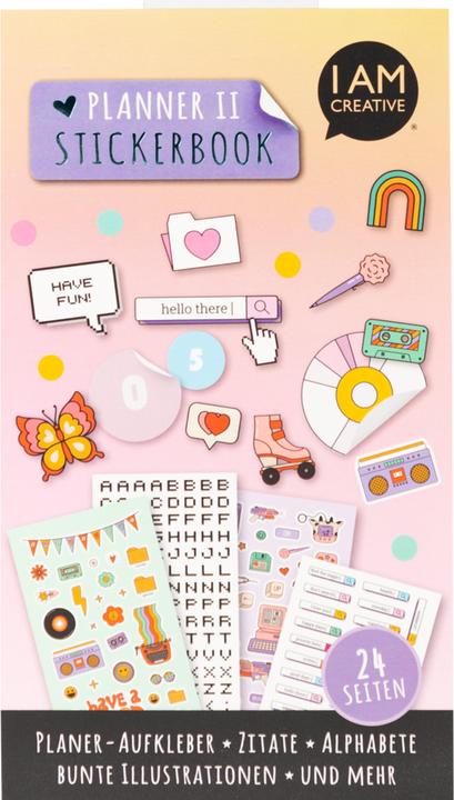 Produktbild I Am Creative Planner Stickerbook II (24 Sticker)
