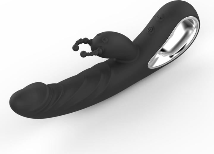 Image du produit Erolab Cheeky Bunny Masseur de point G et de clitoris Noir (ZYCP01b)
