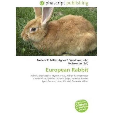 European Rabbit, Fachbücher von Agnes F. Vandome, Frederic P. Miller, John McBrewster