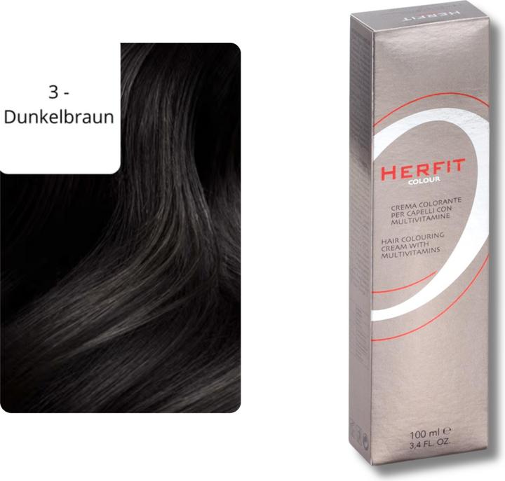 Immagine prodotto XanitaliaPro Colore Per Capelli Con Vitamine (3 - Marrone scuro)