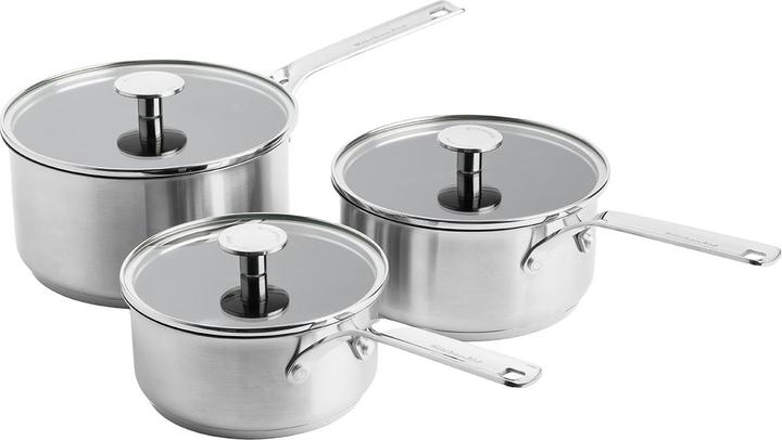 Actual product image KitchenAid Stainless Steel (CC005740-001) (Pan set + pot set, Stainless steel)