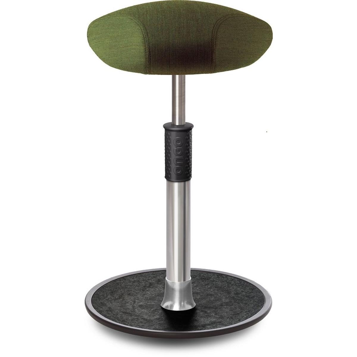 Ongo, Bürostuhl, Sitz- Stehhocker Free Tall Triangel kvadrat Remix Olive Chrom /schwarz