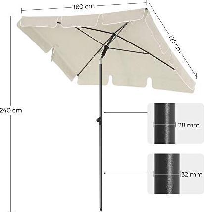Immagine prodotto Songmics Sonnenschirm (1.25 m)