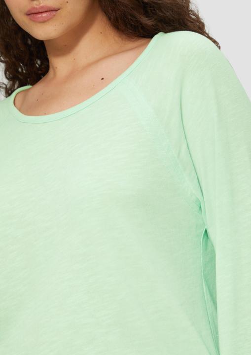 Immagine prodotto S.Oliver Hemd T-Shirt mit Flammgarnstruktur aus Baumwollmix (44)