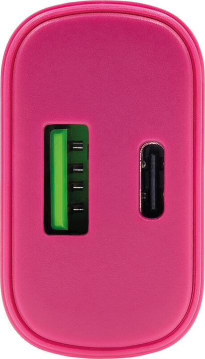 Image du produit EXC Chargeur secteur USB SLIM, prise USB-A et USB-C (20 W, 2 ports)