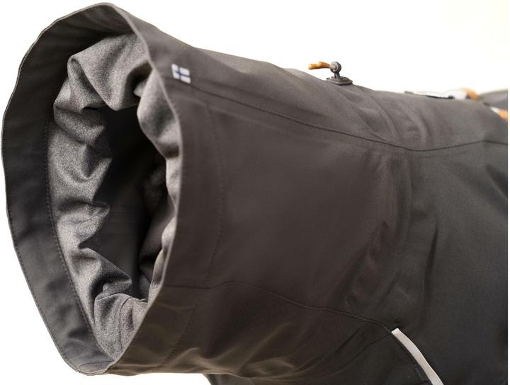 Actual product image Hurtta Mackintosh Mudventure Eco Dark grey, 65 cm (Dog raincoat)