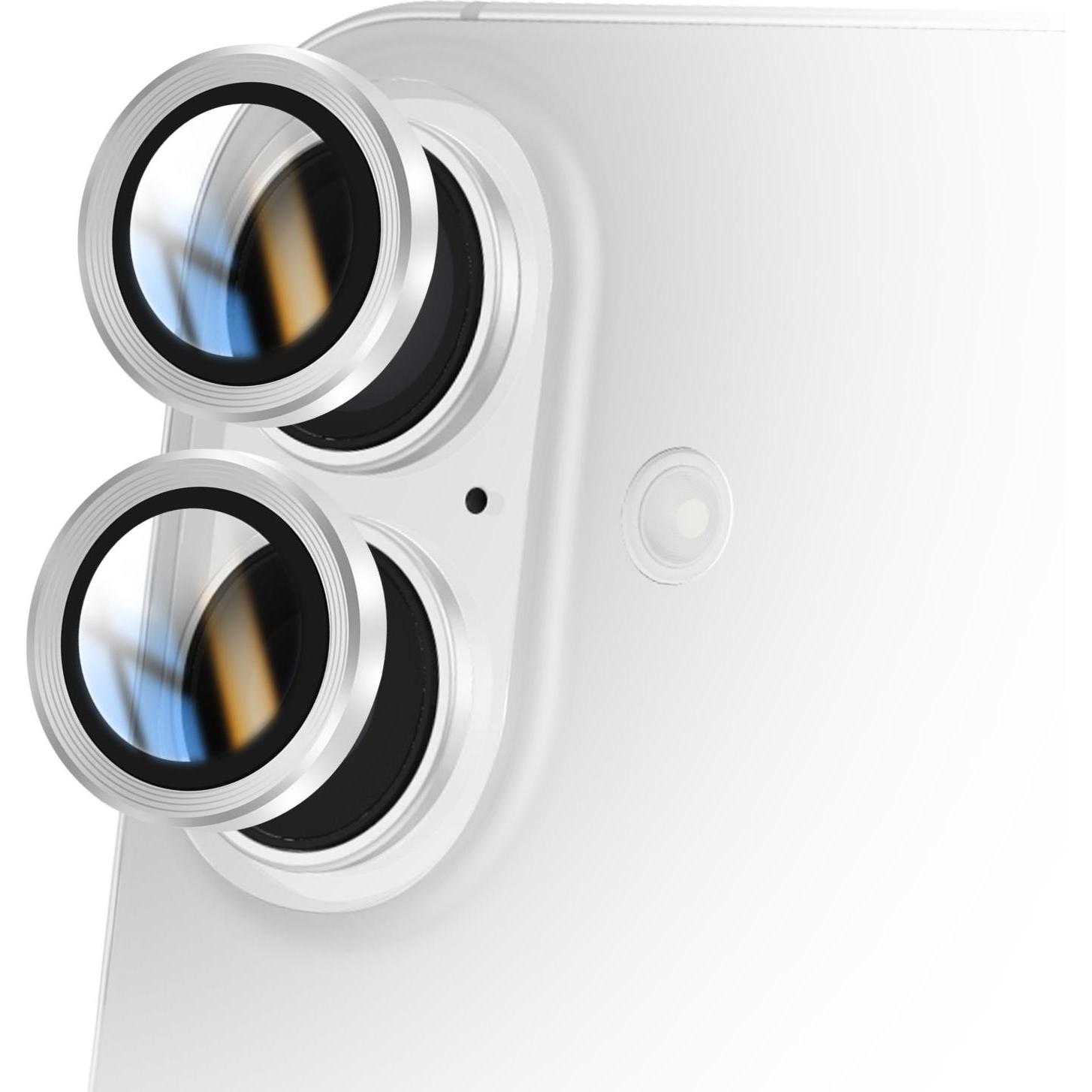 Avizar CamGuard Pro protector (2 Stück, Apple iPhone 16 Plus), Smartphone Schutzfolie, Grau