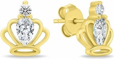 Immagine prodotto Brilio Argento - Orecchini in bronzo con zirconi EA1055R