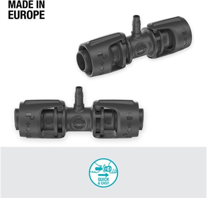Produktbild Gardena T-Stück 13 mm – 4,6 mm (Tropfbewässerung Verbinder + Abzweiger)