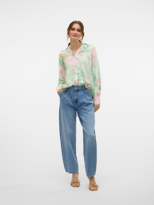 Produktbild Vero Moda VMETNA Hohe Taille Barrel Fit Jeans Straight-Fit (W26/L32)