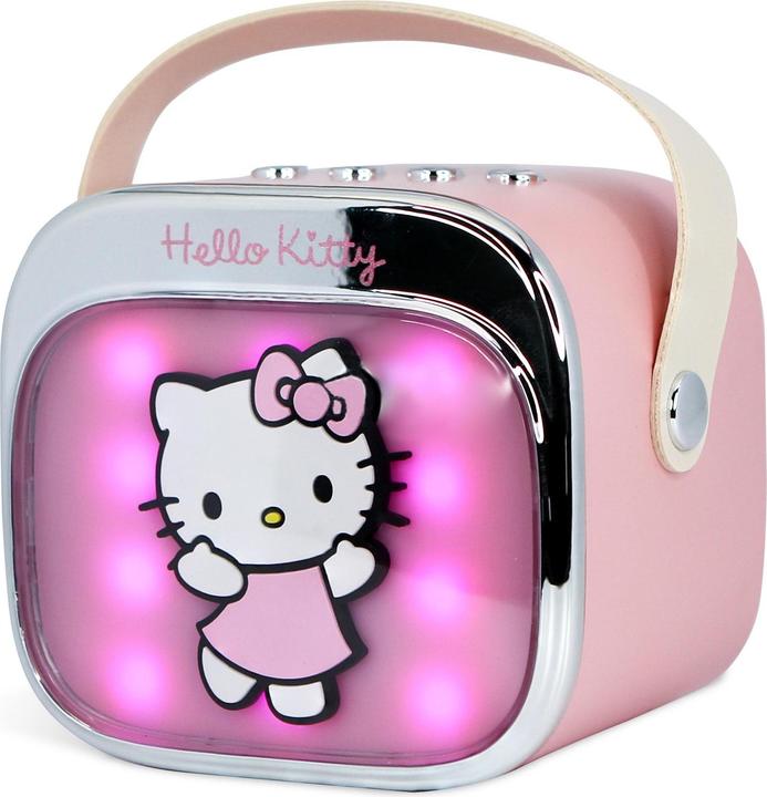 Actual product image Hello Kitty Karaoke Speaker Popsing Microphone LED