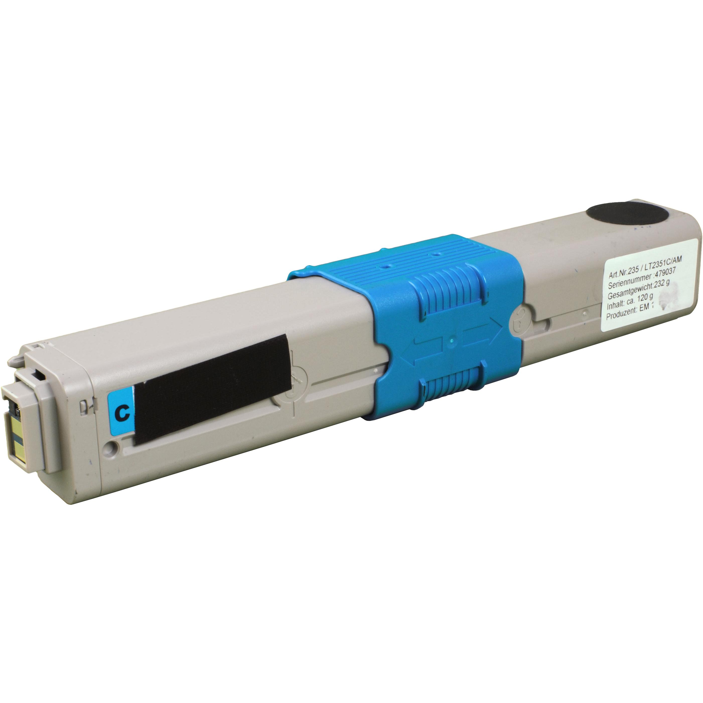 Ampertec, Toner, Toner ersetzt Oki 44973535 cyan (C)