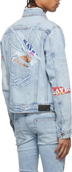Image du produit Amiri Playboy Magazine Trucker Denim Jacket (S)