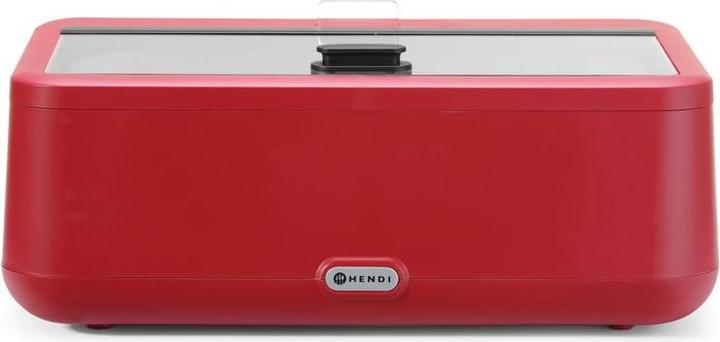 Image du produit Hendi Chafing Dish UNIQ,, designed by Robert Bronwasser, Rot, 220-240V/700W, 607x402x(H)245mm