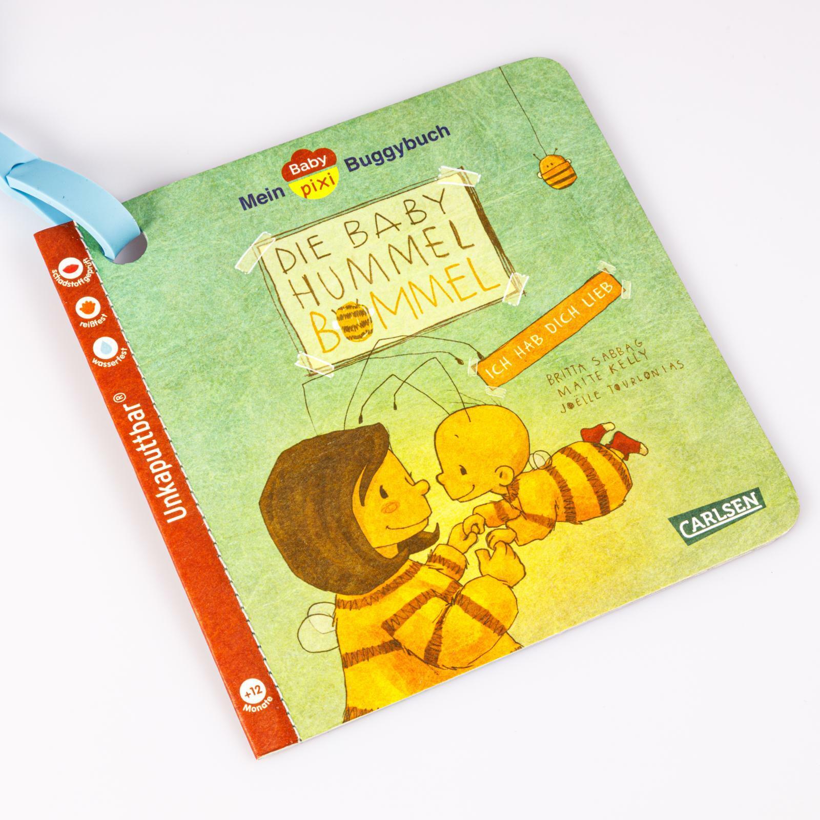 Thumbnail - Carlsen, Babybücher, Baby Pixi (unkaputtbar) 155: Mein Baby-Pixi-Buggybuch: Baby Hummel Bommel – Ich hab dich lieb (Deut...