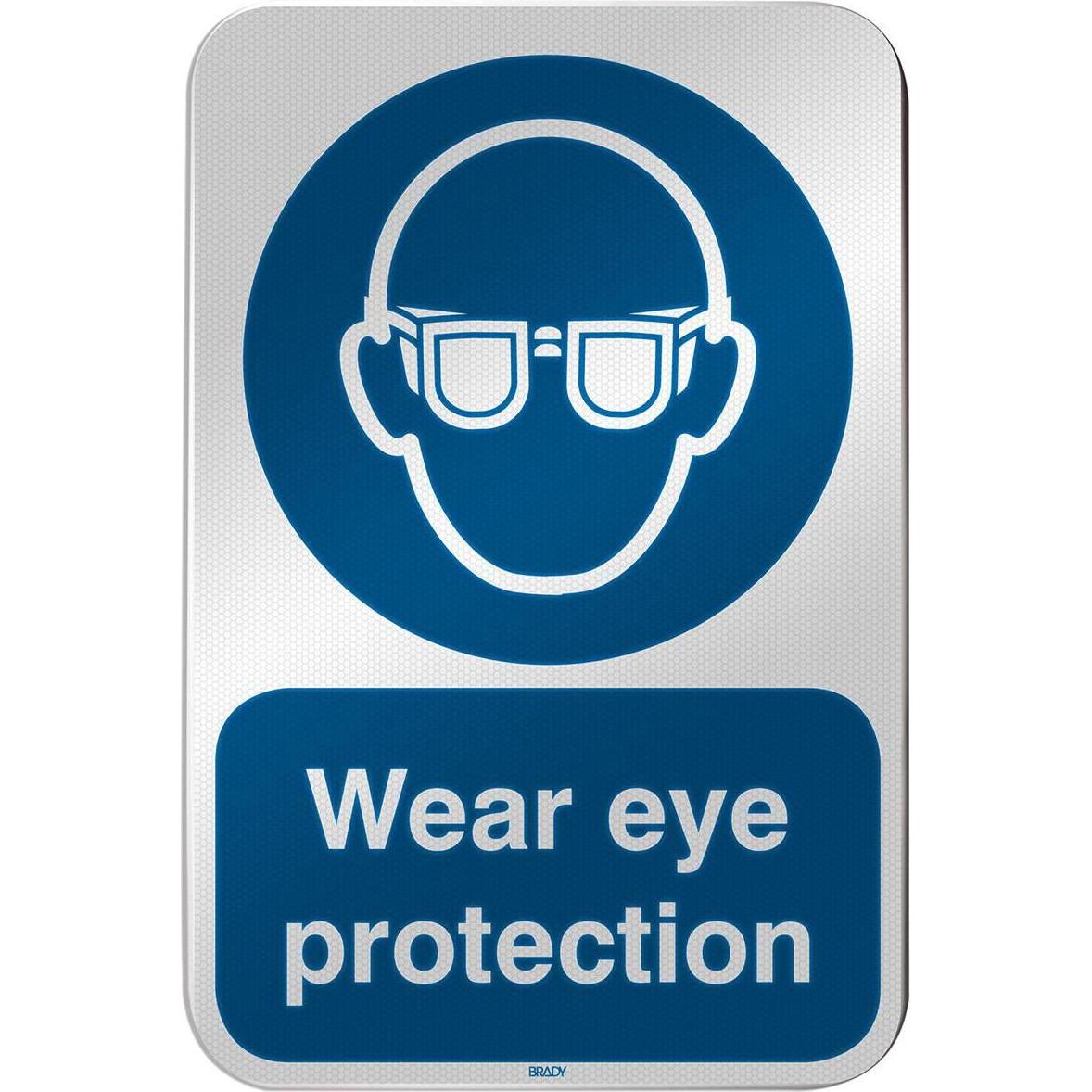 Brady, Sicherheitskennzeichnung, ISO Safety Sign - Wear eye