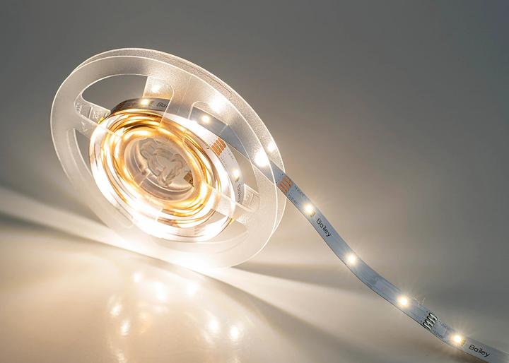Image du produit Bailey Bande LED, Ecobasic, 3m, 12V, 6.8W, blanc chaud (Blanc chaud, 300 cm, Intérieur)