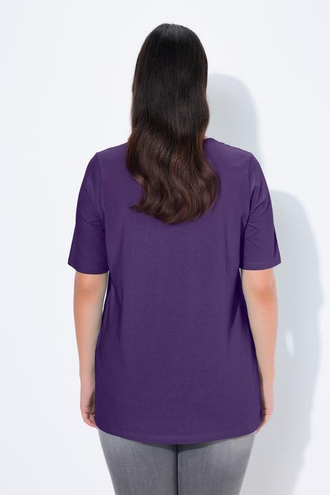 Actual product image Ulla Popken Essential Square Neck Stretch Tee (54, 56)