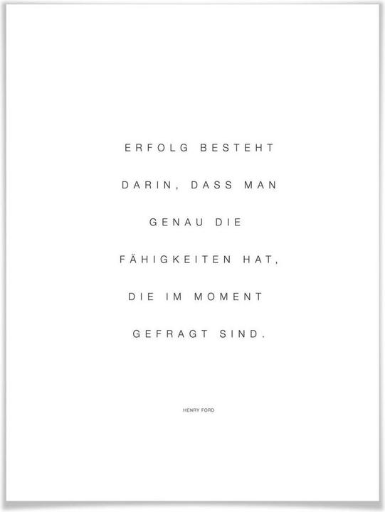 Image du produit Trenddeko Le succès consiste à (50 x 60 cm)