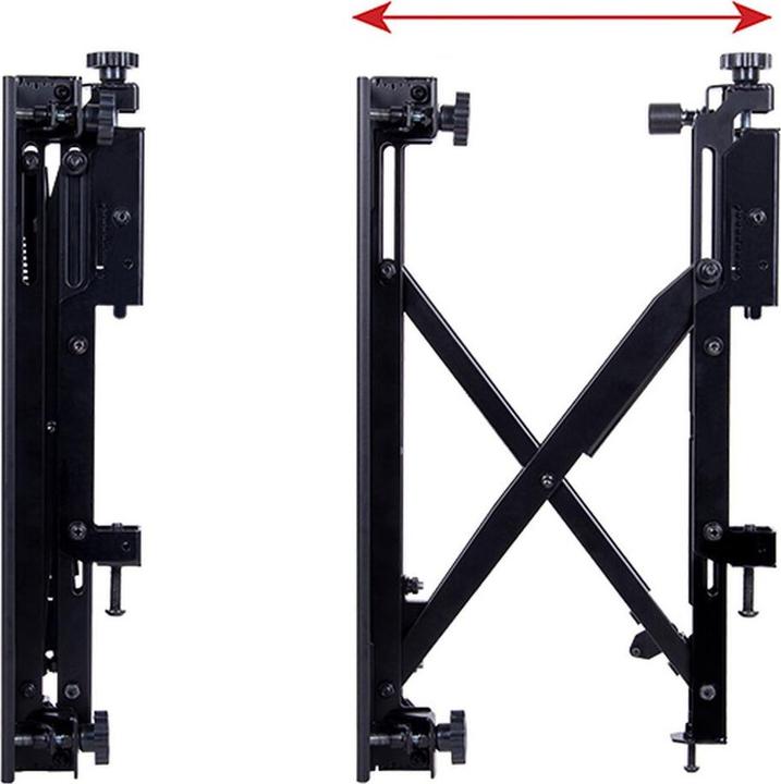 Produktbild b-tech BT8390-VESA400MAP - Schnittstellen-Adapterarm - Schwarz - 50 kg - Schiene - 165 (Wand, 50 kg, 39" - 70")