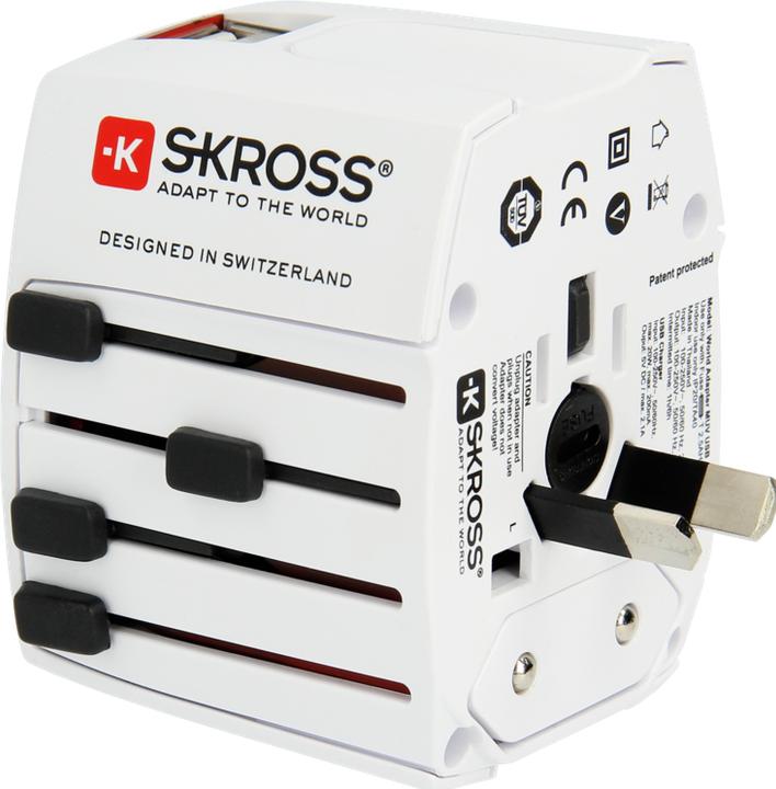 Actual product image Skross World Travel Adapter Muv USB 2.4A