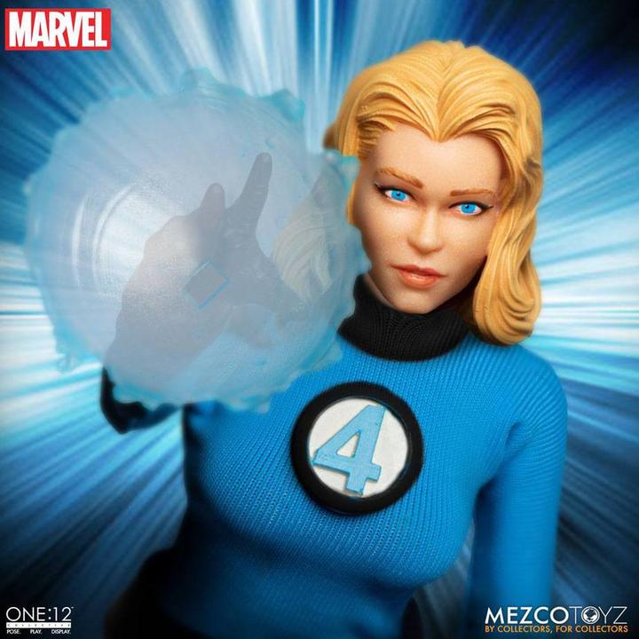 Image du produit Mezco Toys Marvel figurines 1/12 Fantastic Four Deluxe Steel Box Set 16 cm