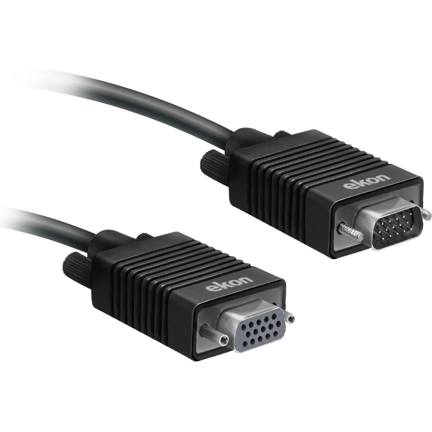 Ekon VGA — VGA (1.50 m), Cavo video, Nero